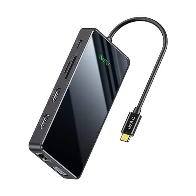 IVIIN 11-IN-1 USB-C QUADRUPLE DOCKING STATION